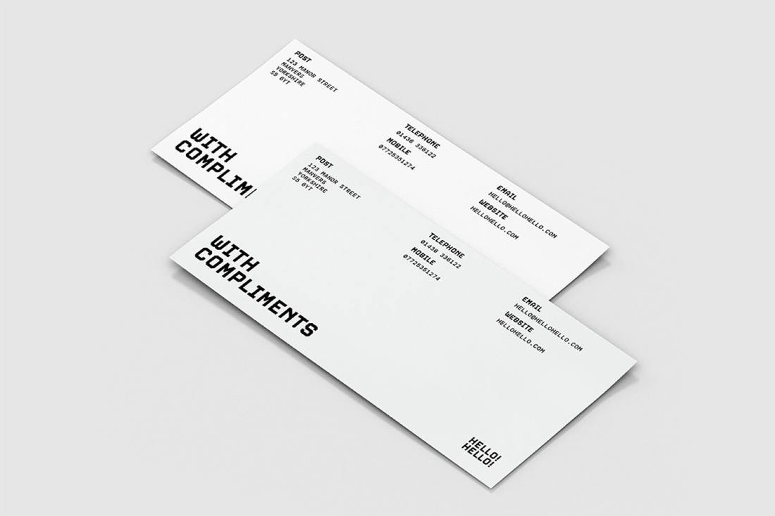 Compliment Slips printing